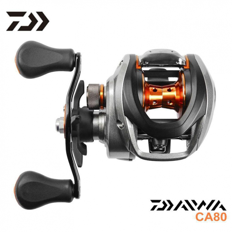 Carretilha Daiwa CA80 Recolhimento 8.3:1 Drag 5kg 10 Rolamentos