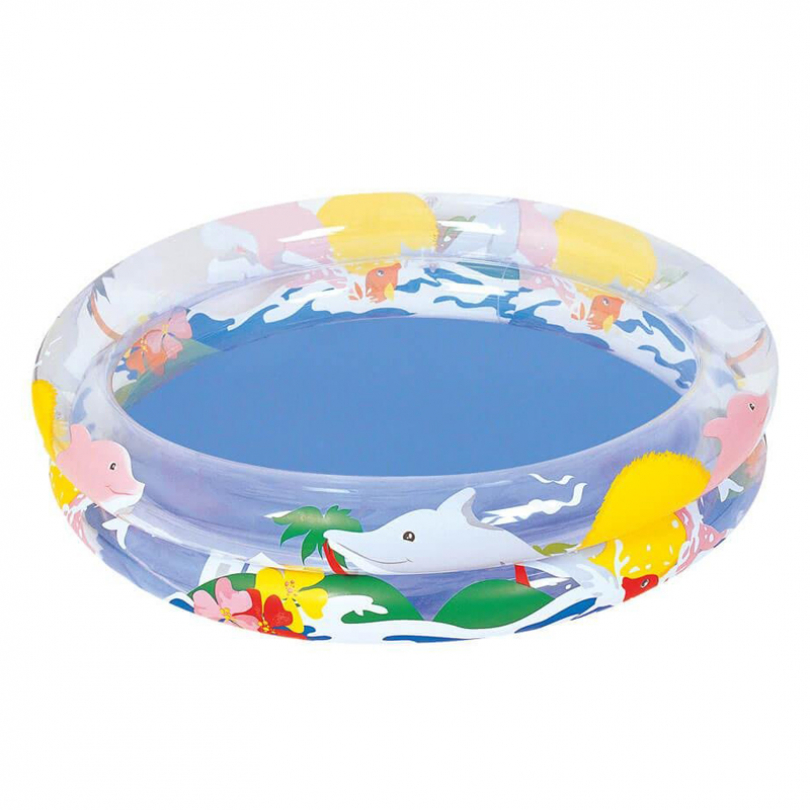 Piscina Inflável Oceano Infantil 74 Litros 91 x 20 cm Bel Lazer