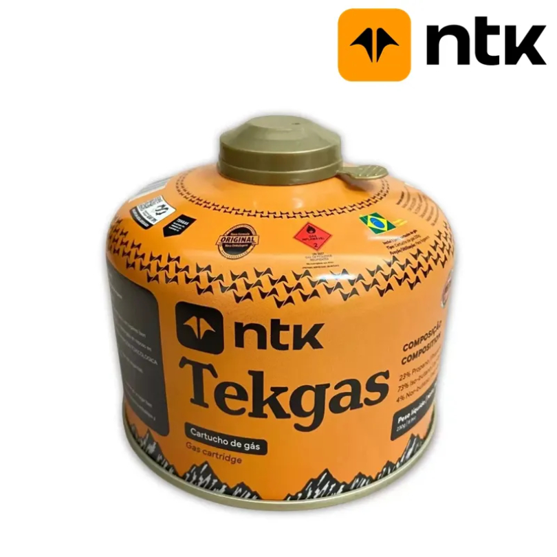 Cartucho de gás para fogareiros NTK Tekgás 230 Gramas