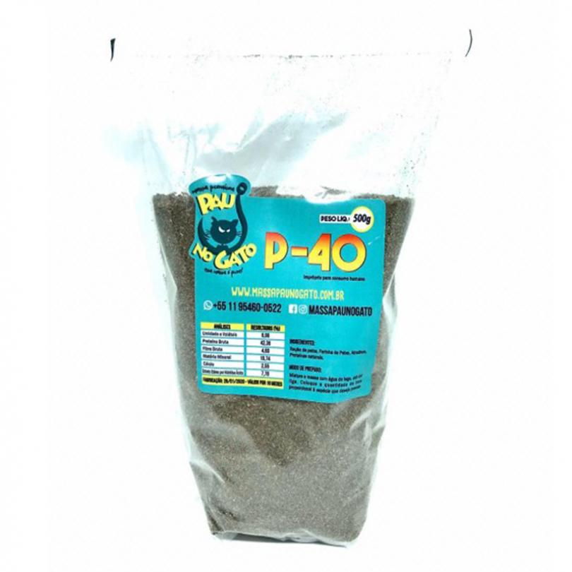 MASSA PAU NO GATO P-40 500G