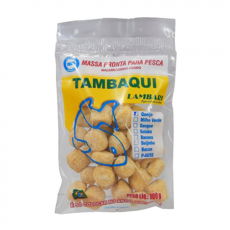 Massa Pronta Tambaqui Lambari Sabor Queijo - 100g