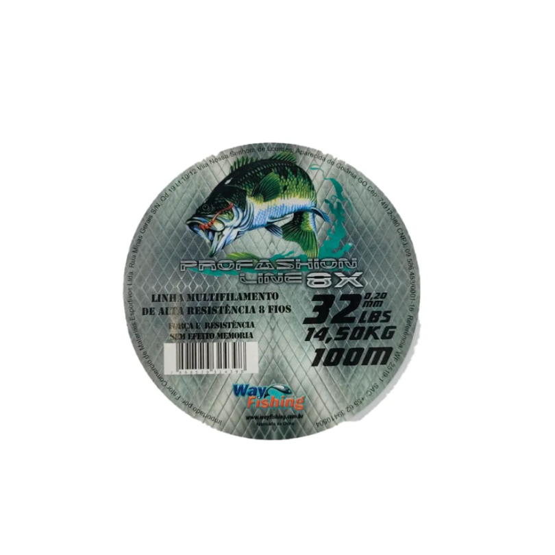 Linha Multifilamento Way Fishing Profashion Line 8x