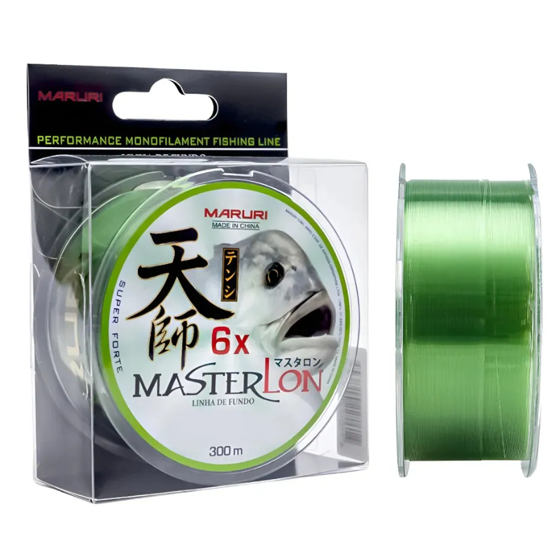 Linha Pesca Monofilamento Maruri Master Lon 300m 0,43mm 41lb