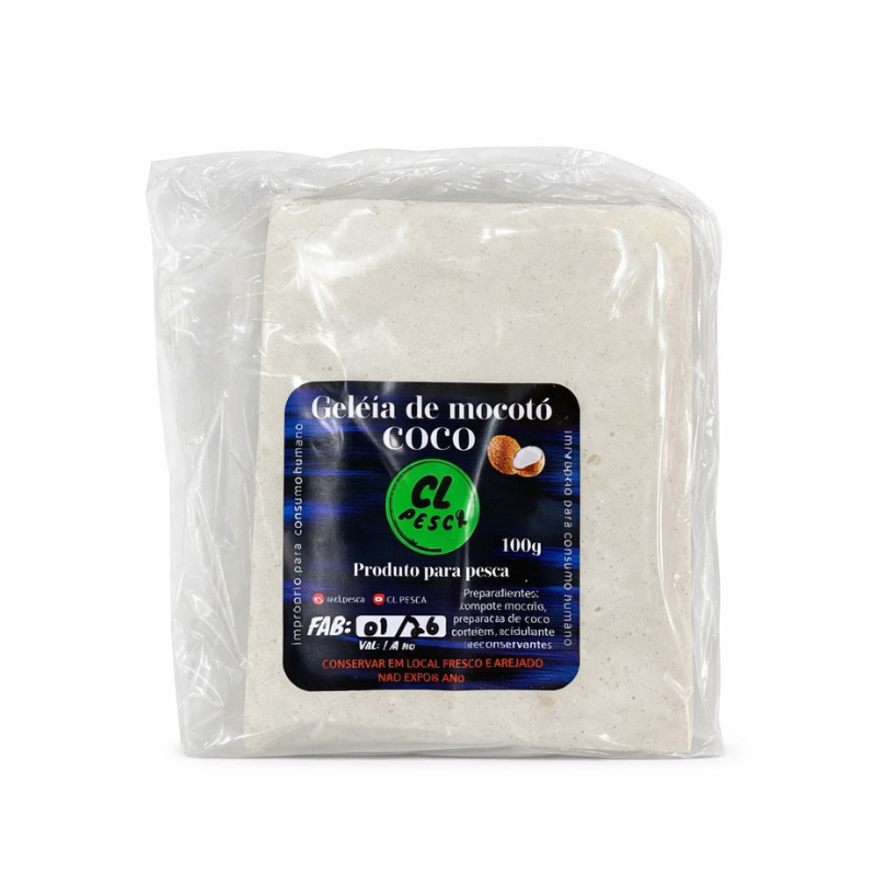 Geleia de mocoto sabor coco Cl pesca