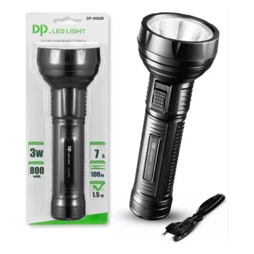 Lanterna Dp-9002b Recarregável