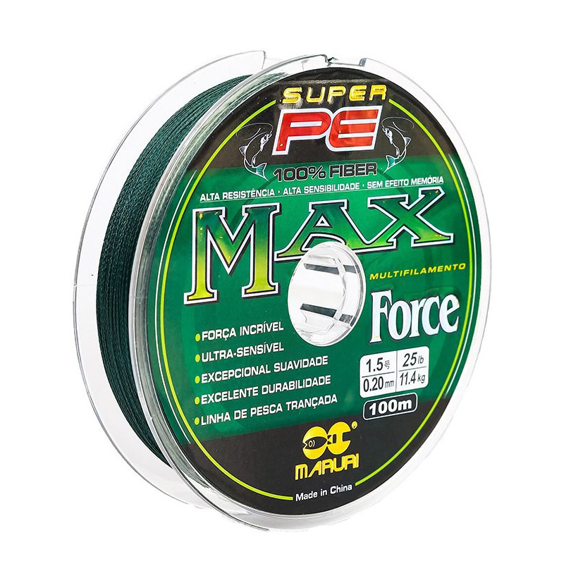 LINHA MULTIFILAMENTO MARURI  MAX FORCE 100M