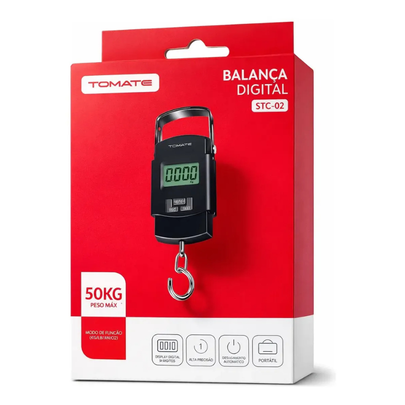 Balança Digital Portátil Até 50kg
