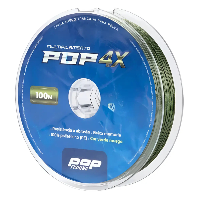 Linha De Pesca Multifilamento 4x Pop Fishing Maruri
