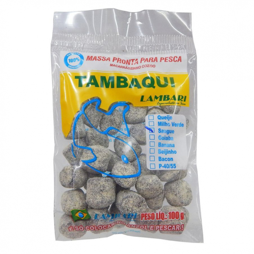 Massa Pronta Tambaqui Lambari Sabor Sangue - 100g