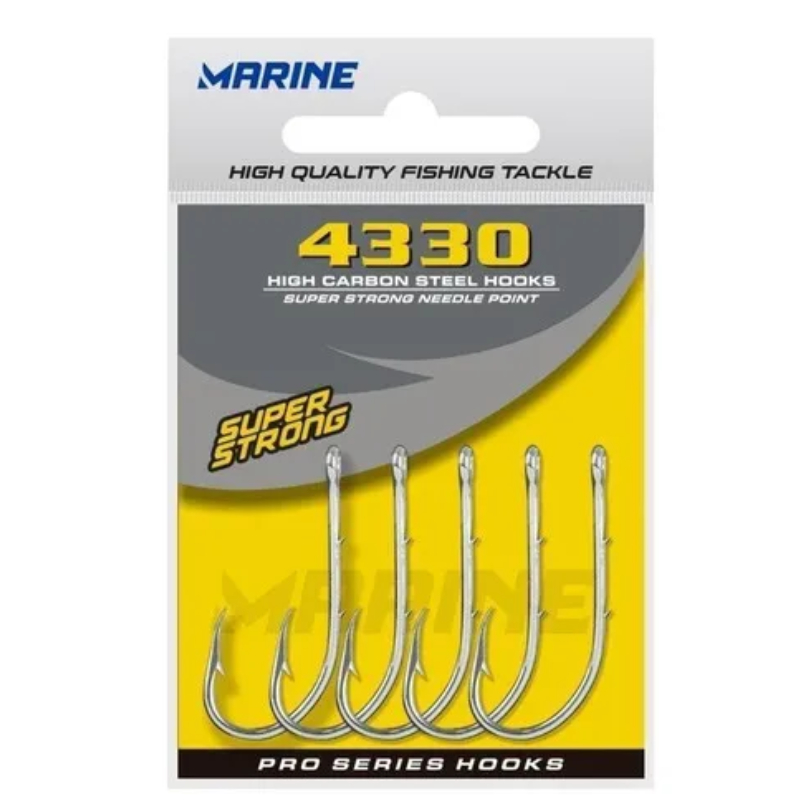 Anzol de pesca Marine Sports 4330 número 8 de 50 unidades