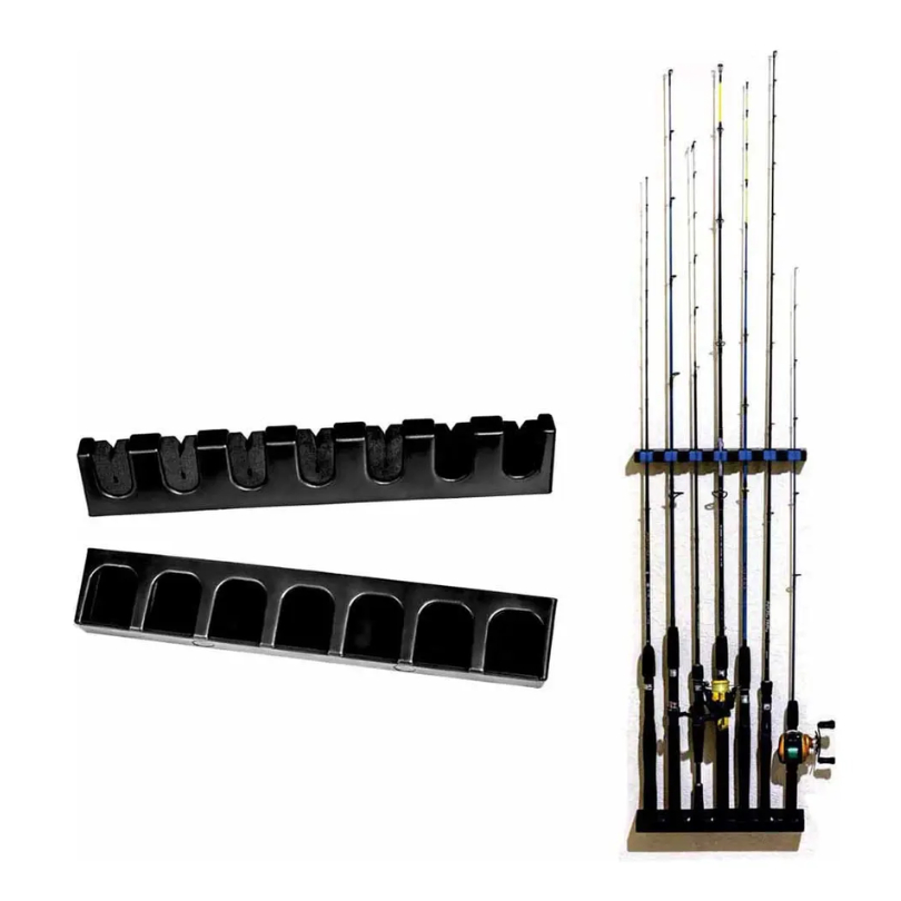 Suporte Parede Rack Organizador 7 Varas De Pesca Top Rack