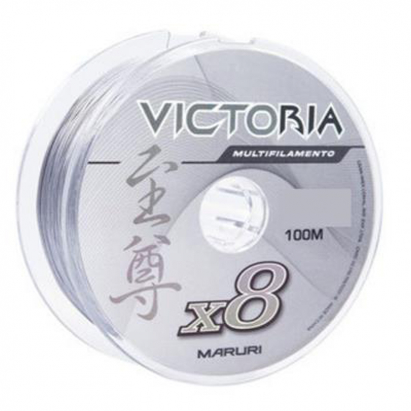 Linha Maruri 8X VICTORIA Cinza Multifilamento 