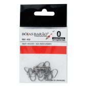 10 Peças Snap Unilock Aço Inox 0,90mm Nº 0 