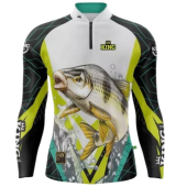 Camiseta De Pesca King Brasil Piapara UV 50 - KFF305