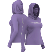 Camiseta De Pesca 360 Feminina Mar Negro Com Capuz E Buffer