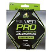 Linha Pesca Monofilamento Estilo Goiano Silver Pro 0,37-300m